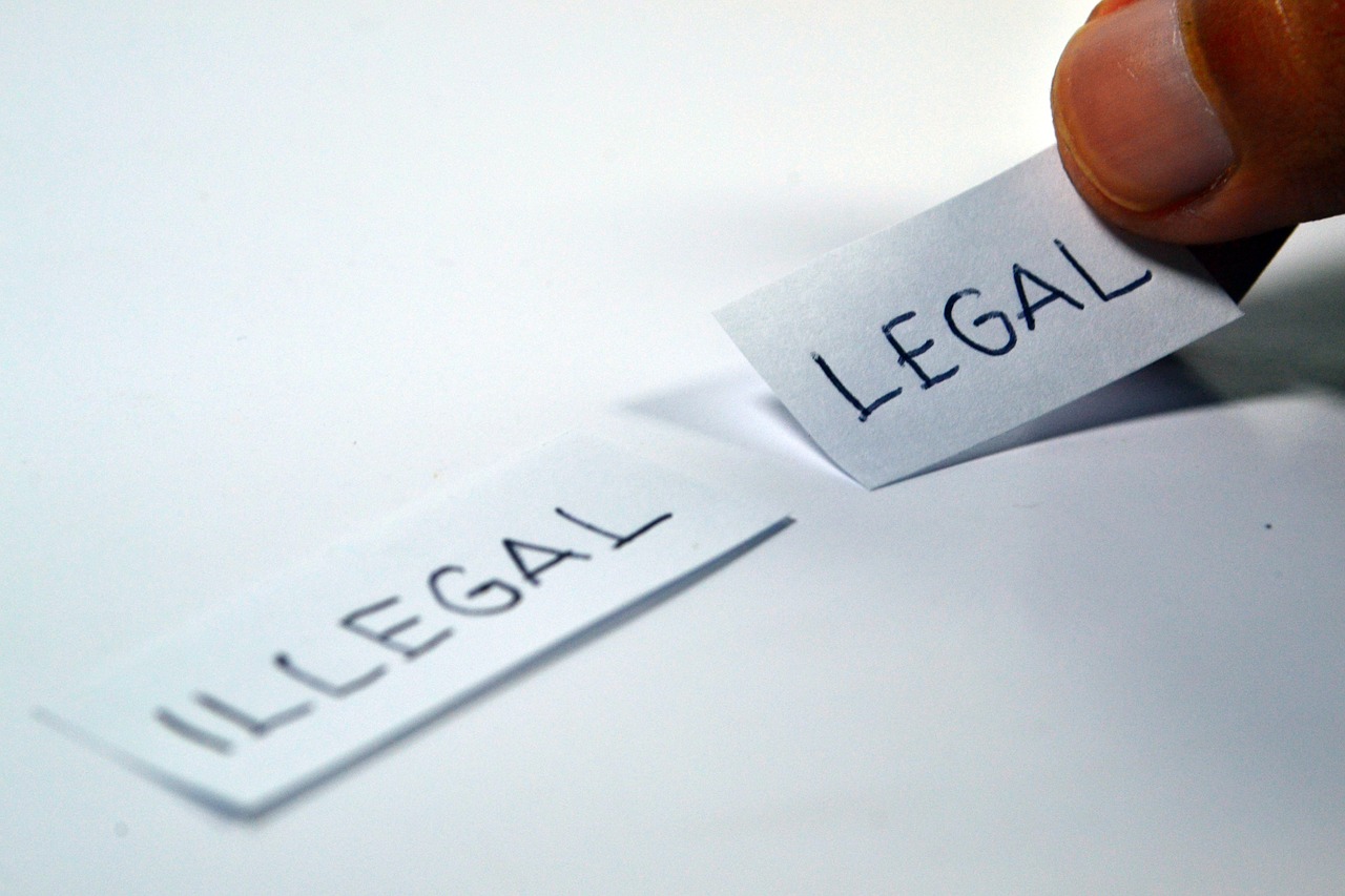 illegal, legal